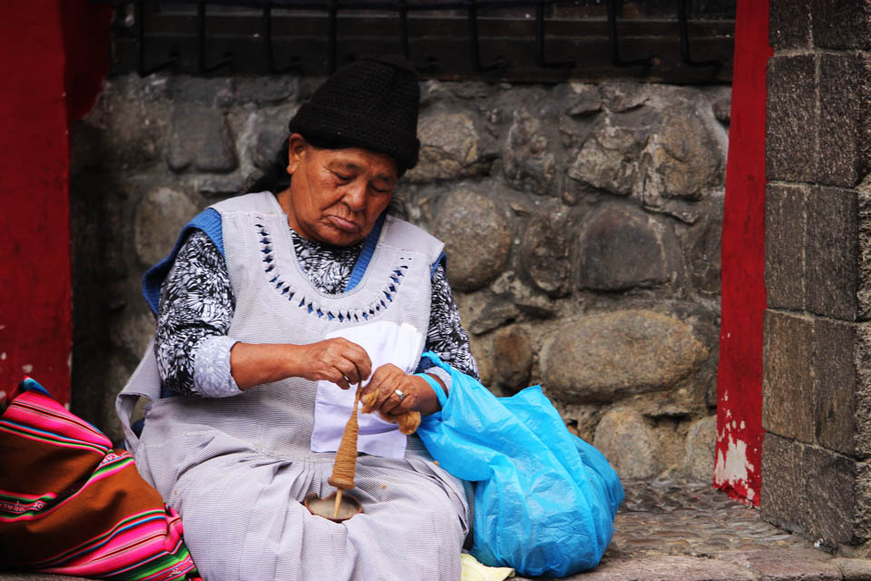la paz, bolivienne, artisanat