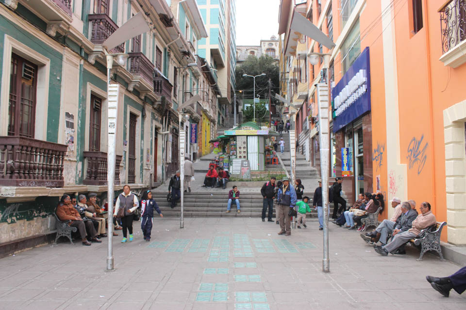 rue, la paz, bolivie