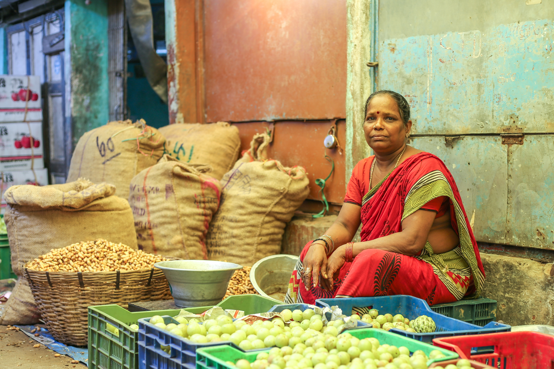 Inde-marché-photo-pondichery-goubert-market