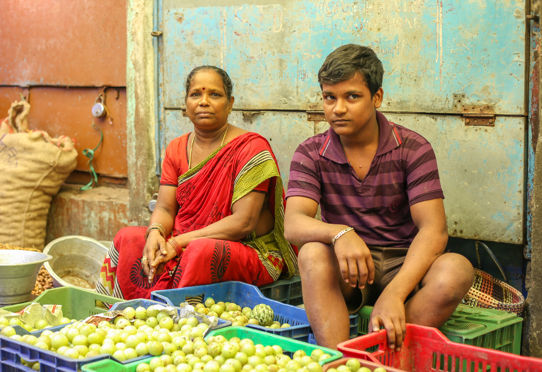 Inde-marché-reportage-pondichery-goubert-market