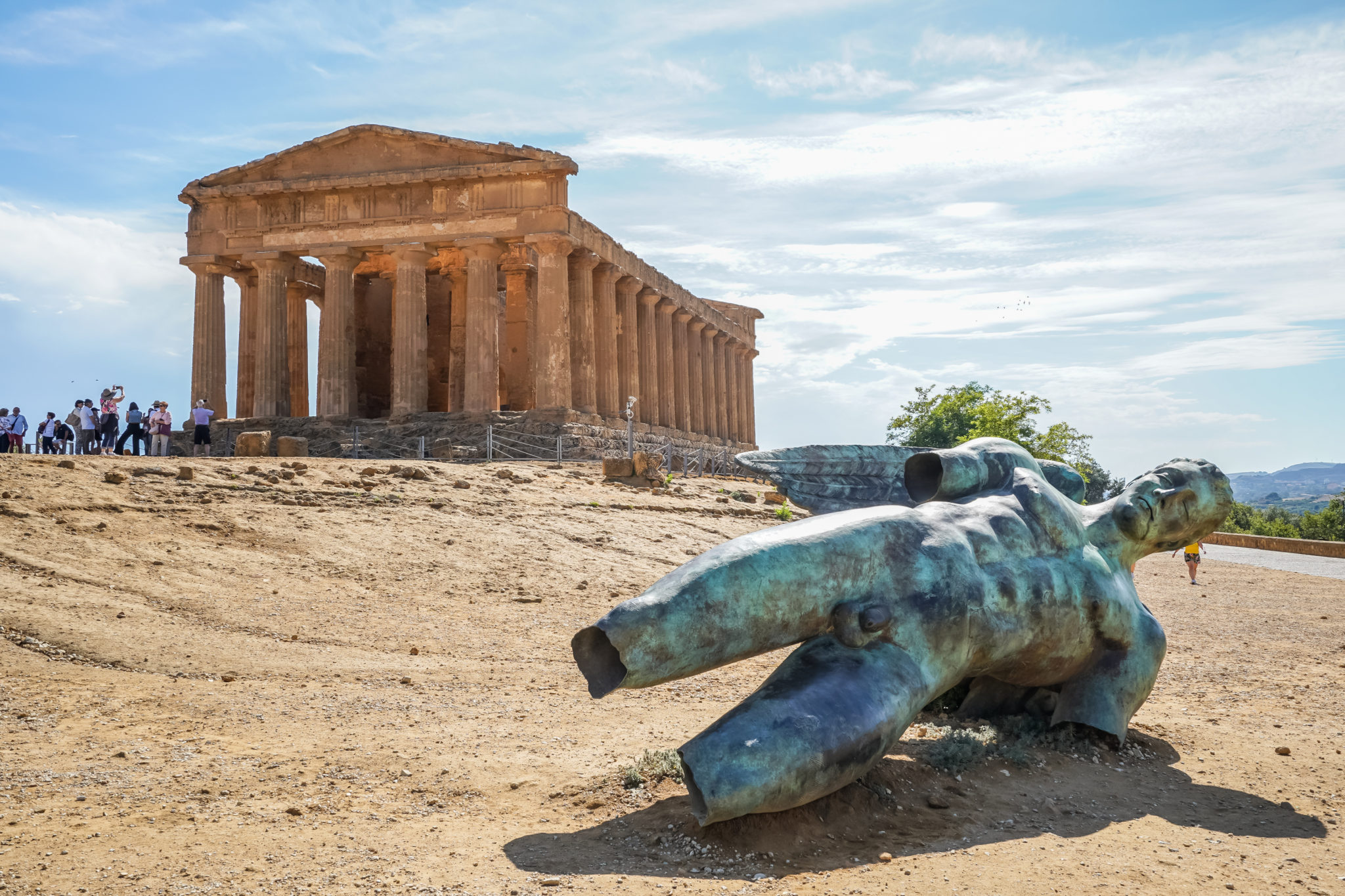 Agrigente-sicile-italie-icare-tombé-vallée-temples