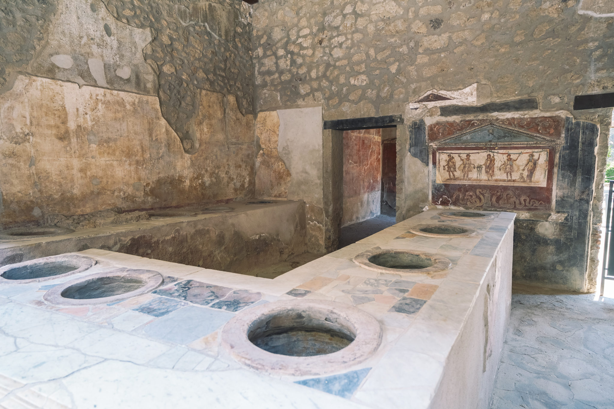 Visite-pompei-comment-commerçant-commerce-ruines