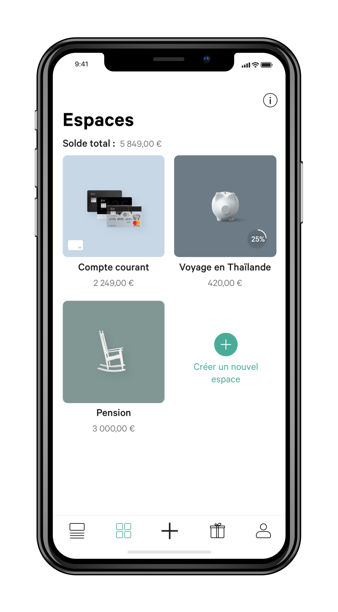 N26-banque-voyage-etranger-application-espaces