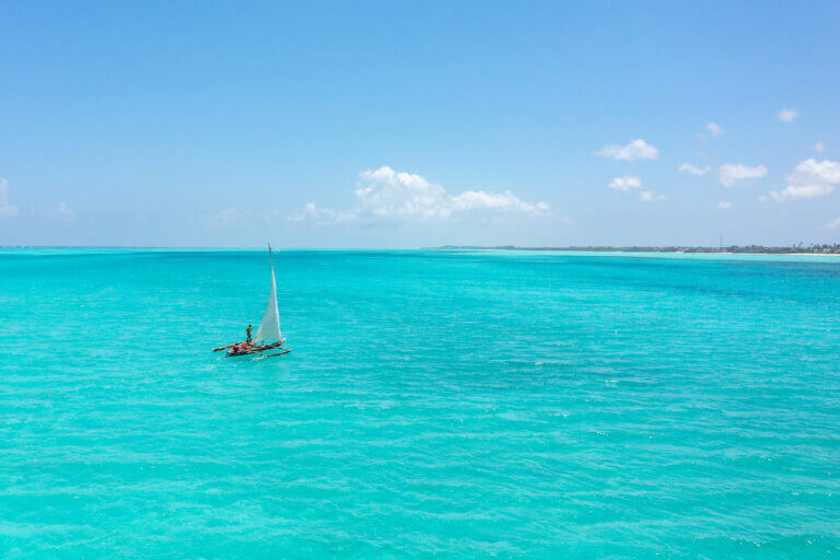 zanzibar vue sur l'océan indien