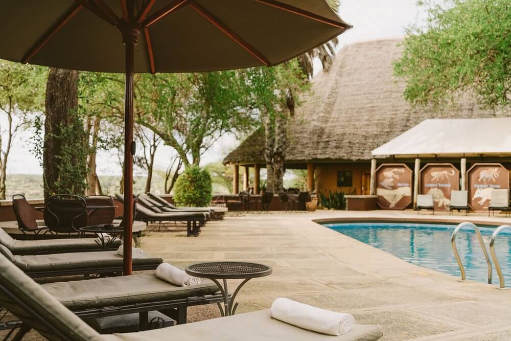 Piscine du Tarangire Safari Lodge en Tanzanie