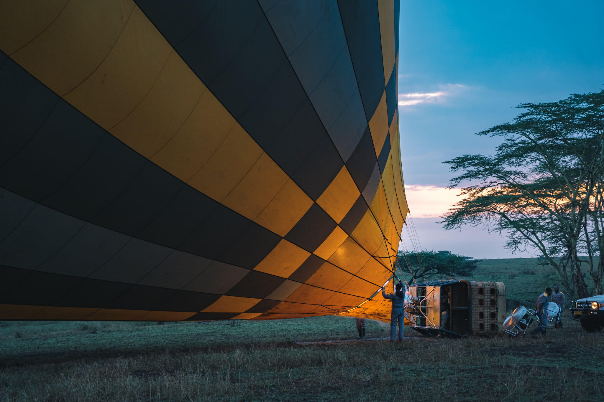 Safari en montgolfiere dans le Serengeti