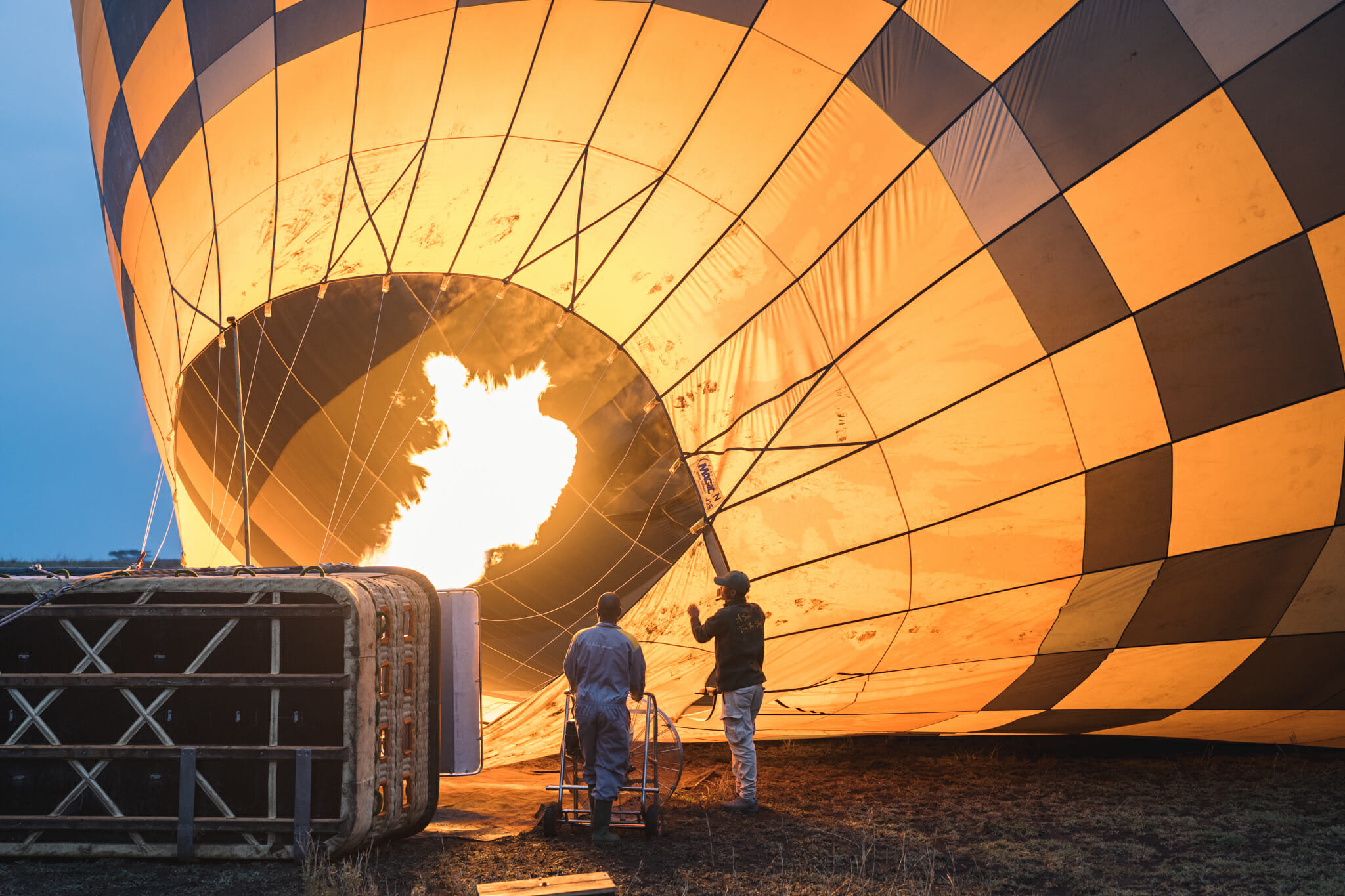 Safari en montgolfiere dans le Serengeti
