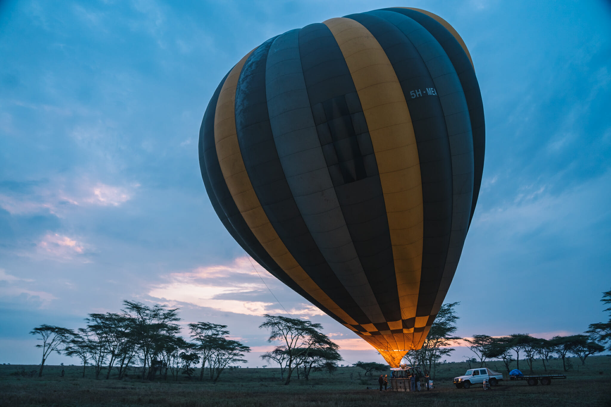 Safari en montgolfiere dans le Serengeti