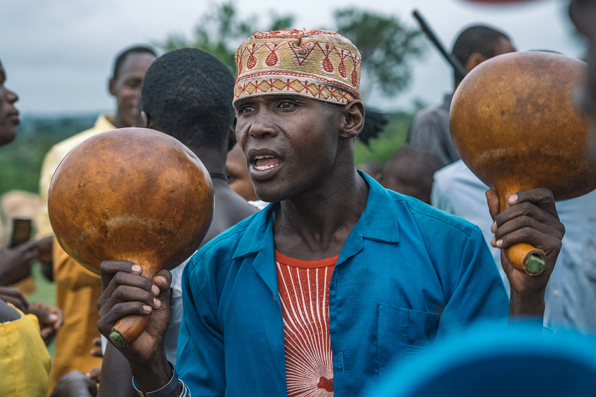 Moment de partage avec la communauté des Kurias dans le village de Nyamburi en Tanzanie