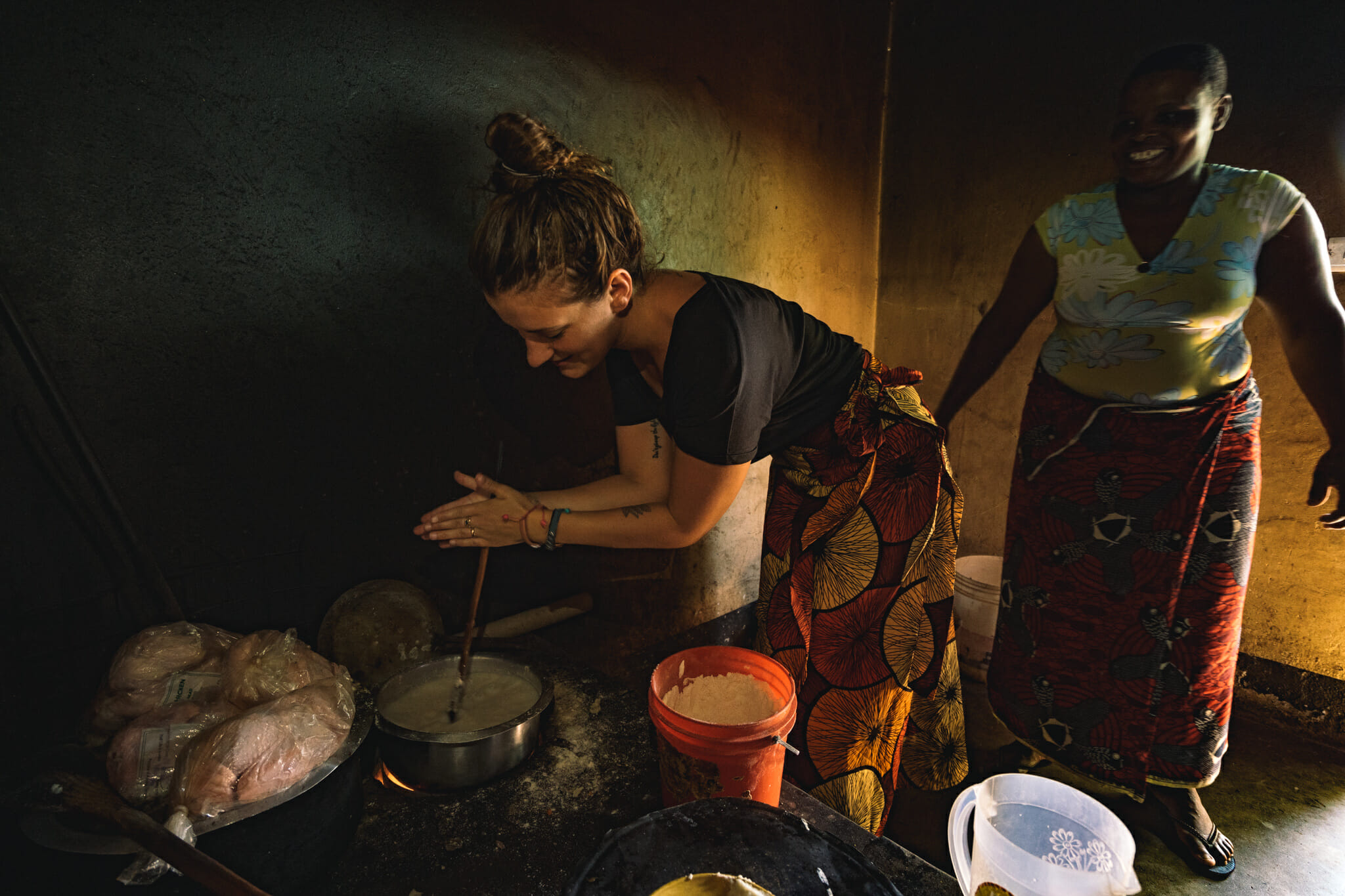 Cours de cuisine à Endallah en Tanzanie