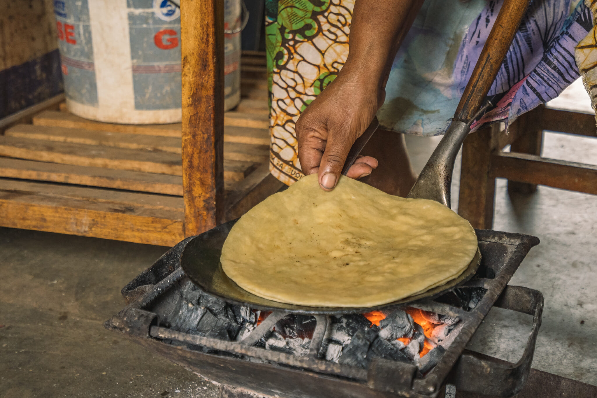 Rencontre avec les commerçants lors de l'immersion dans le village d'Endallah en Tanzanie