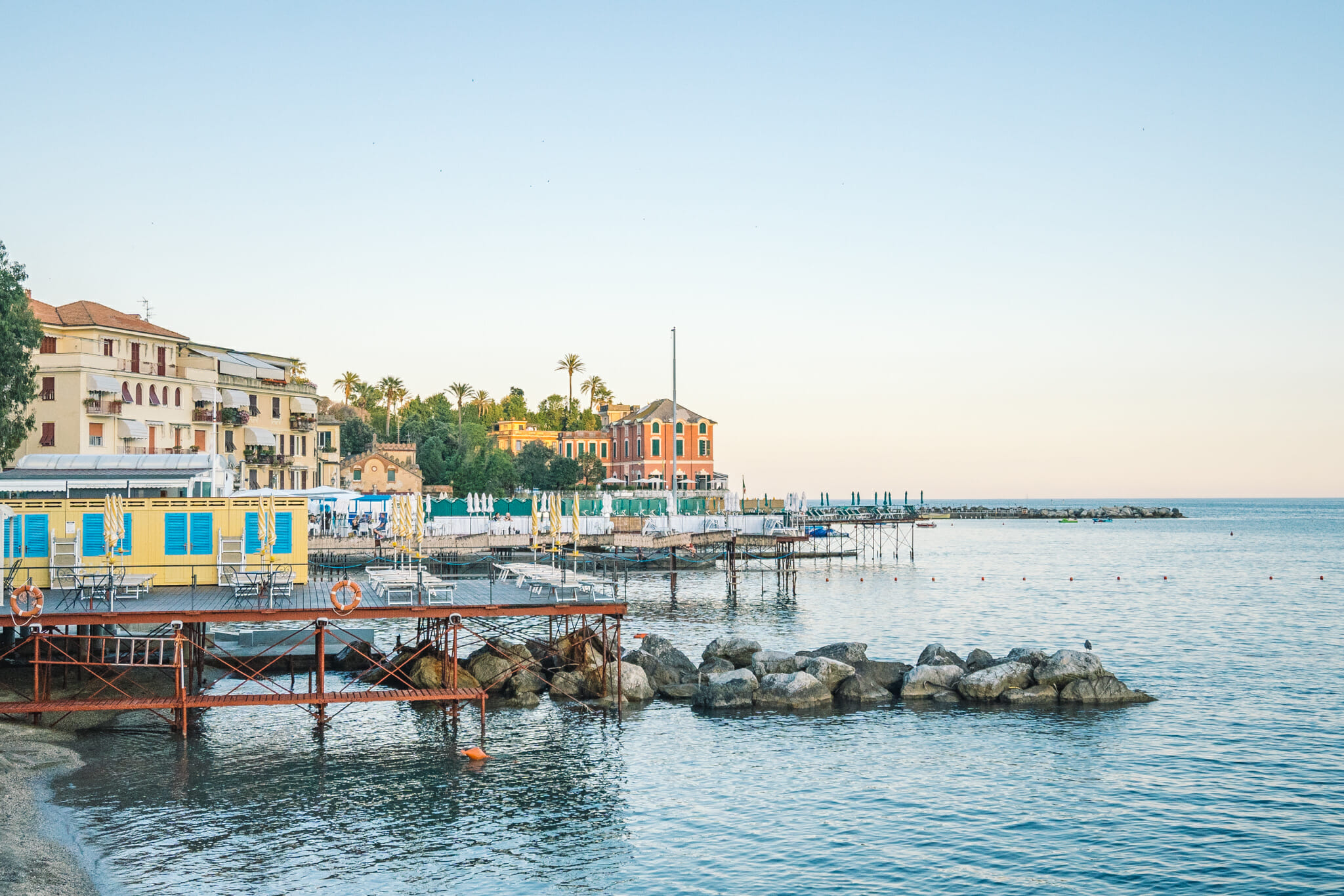 Promenade autour de Sanremo en italie du nord