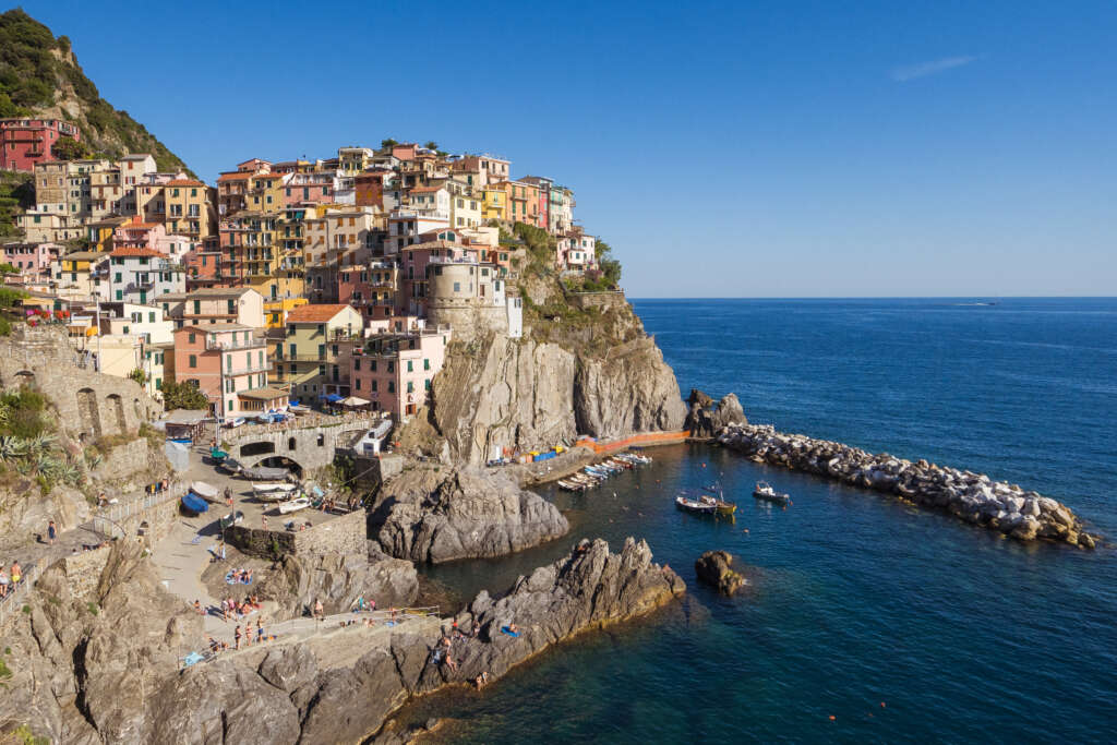 vue sur le village Riomaggiore