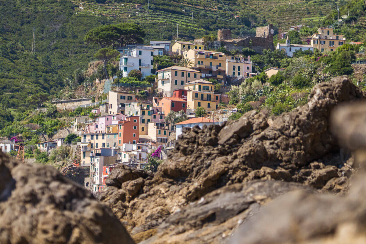 Vue sur le village de Riomaggiore