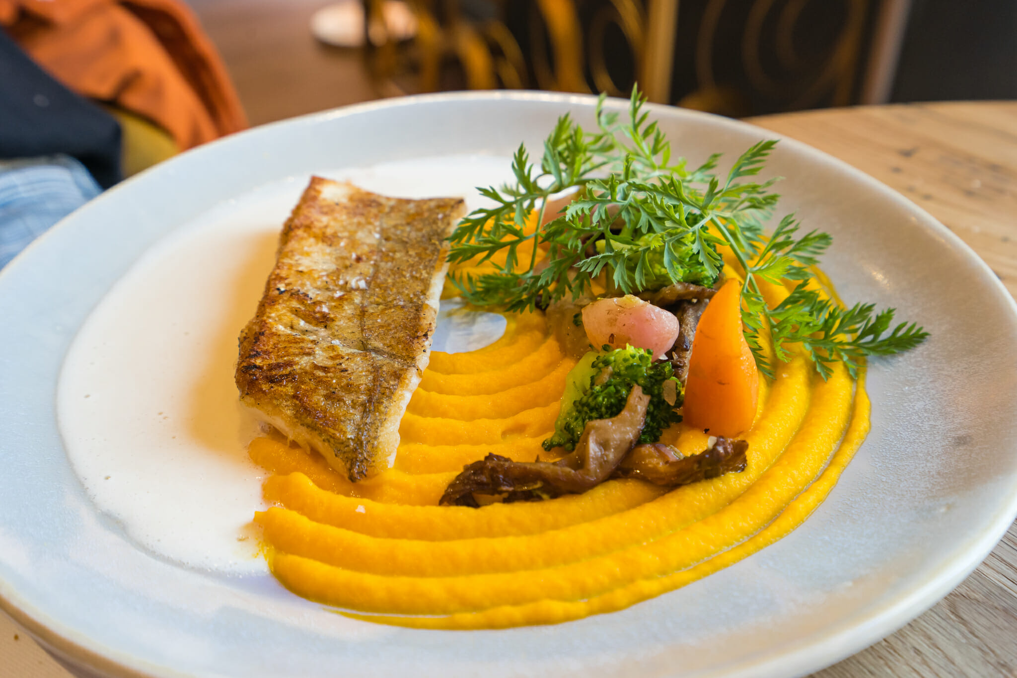 Plat du restaurant les Augustins à St Cyrpien en Dordogne