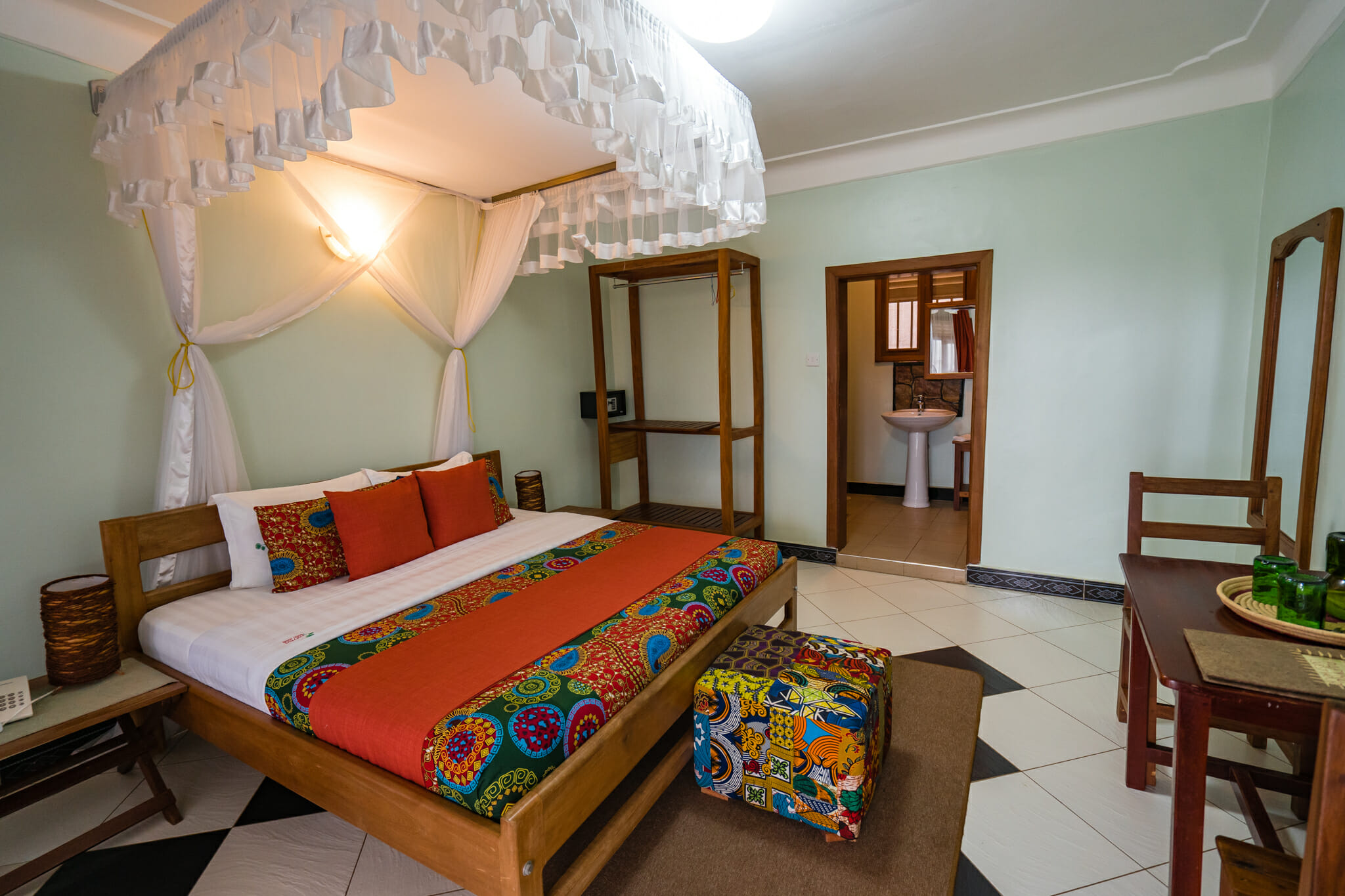 Chambre du logement papyrus guesthouse à entebbe