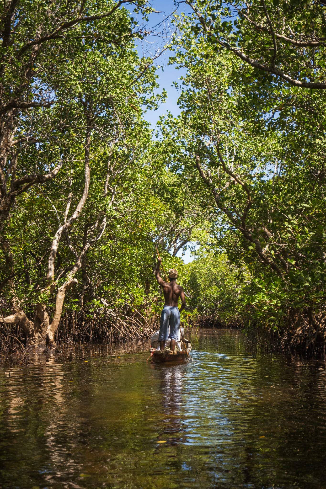 Rencontre avec un local sur Mafia Island