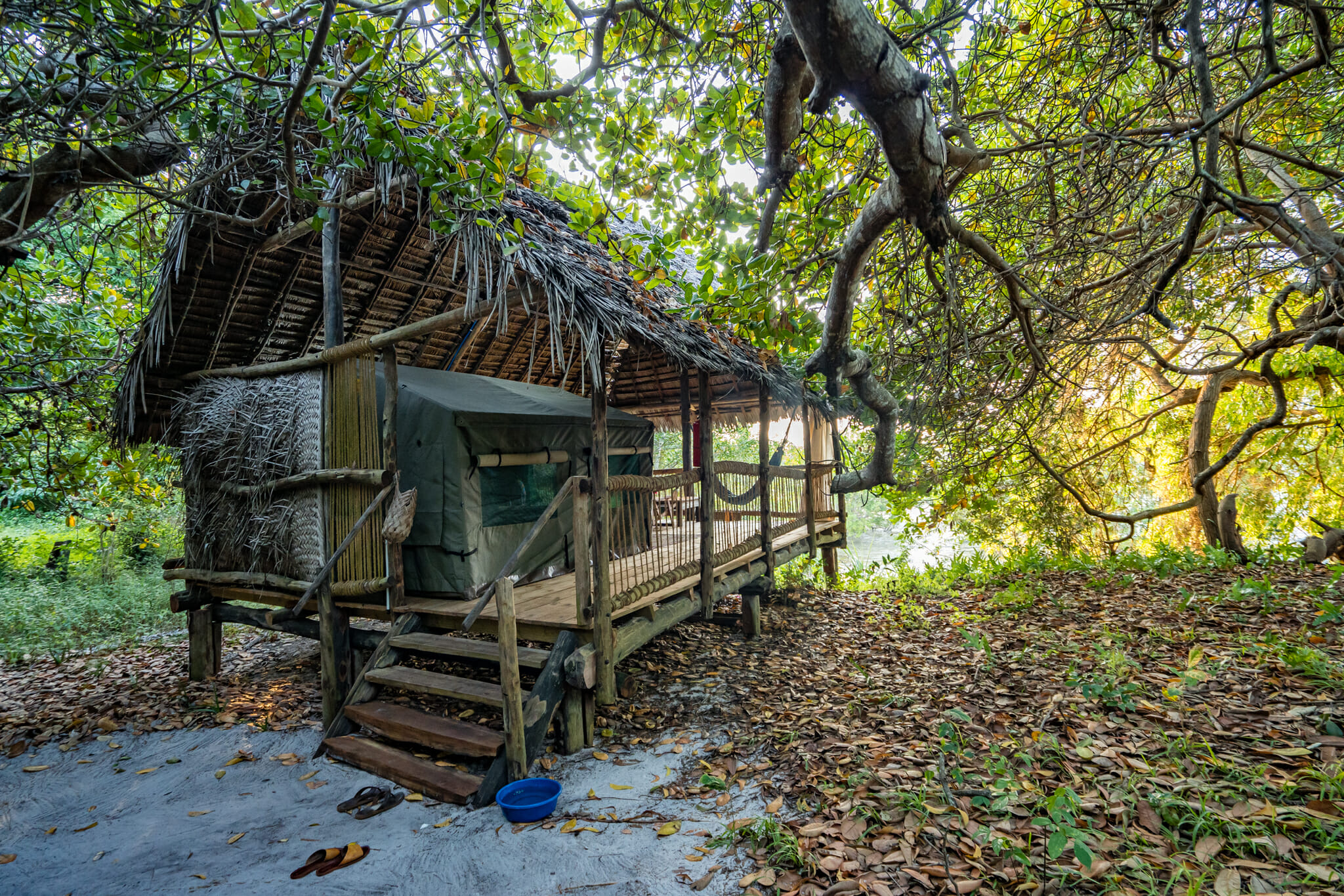 Cabane du kitu kiblu à mafia island