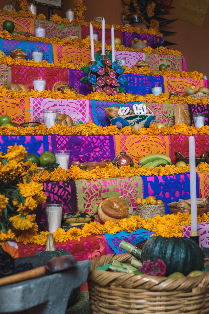 autels pour la fête des morts