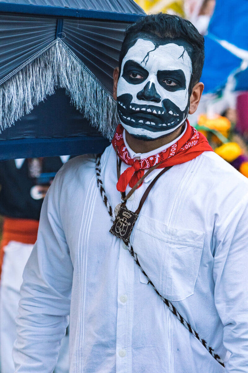 maquillage durant la fête des morts