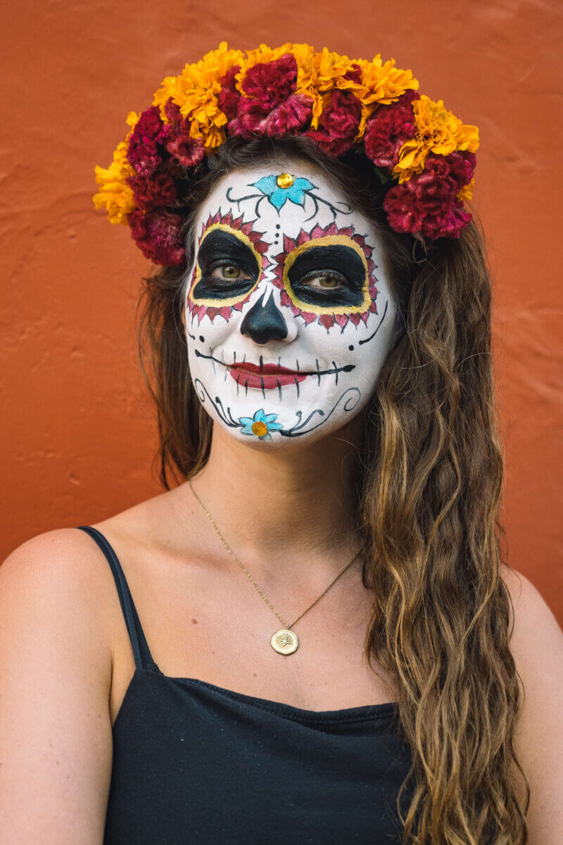 maquillage pour el dia de los muertos