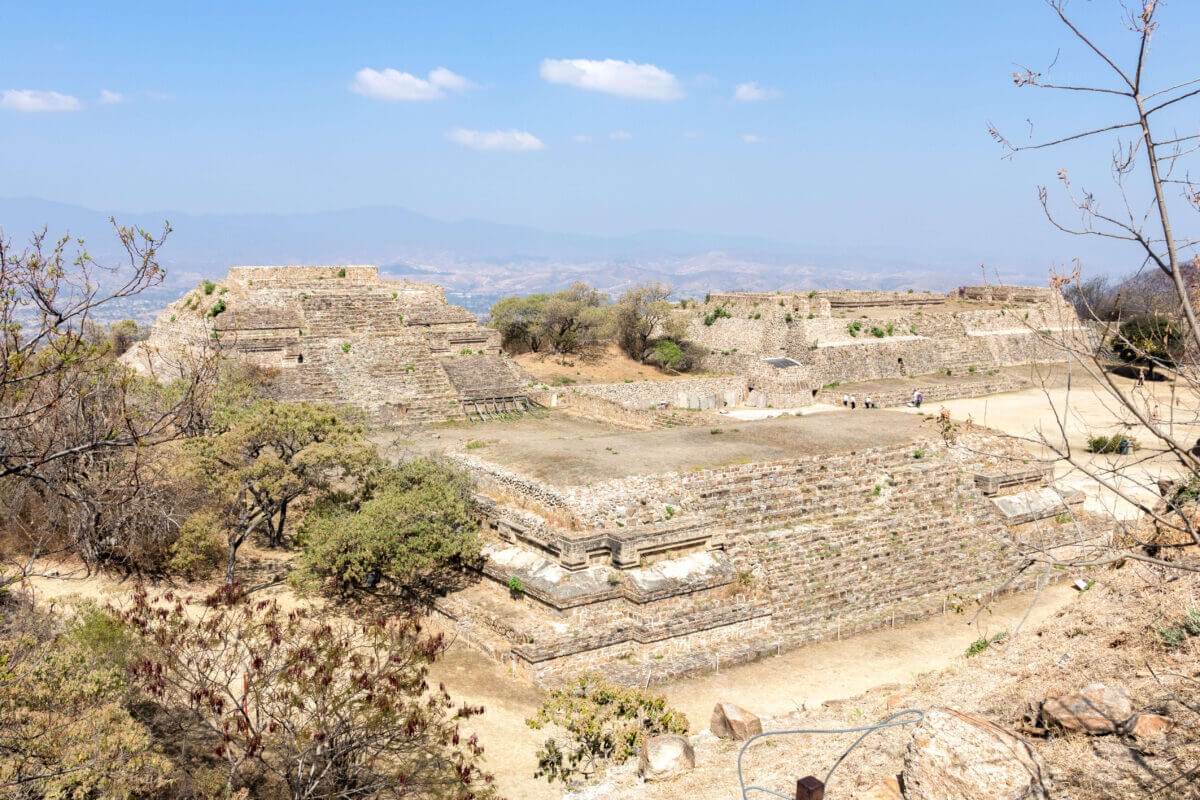 site archéologique de monte alban au mexique