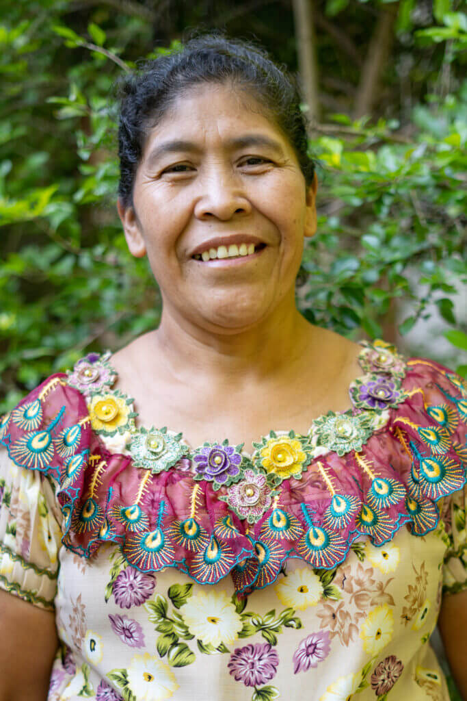 Portrait de Juana, rencontrée au Guatemala