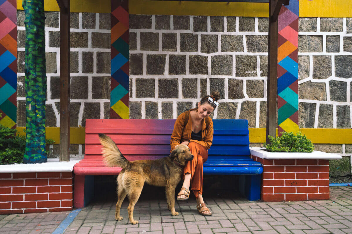 village de san juan de laguna à Atitlàn