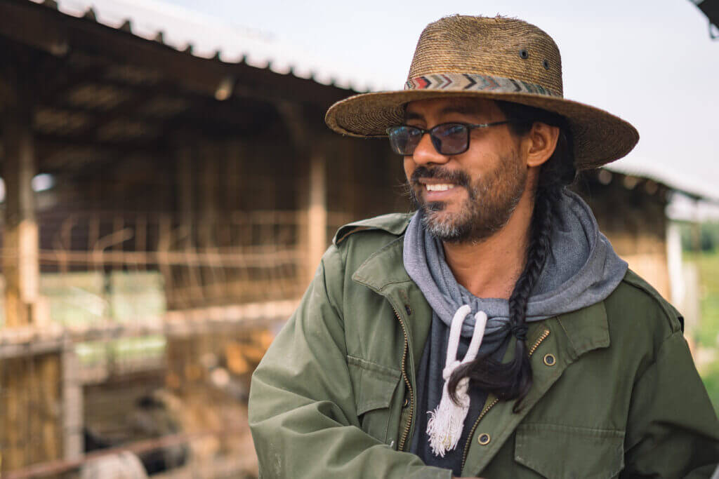 Dario, cultivateur à Xochimilco, Mexico