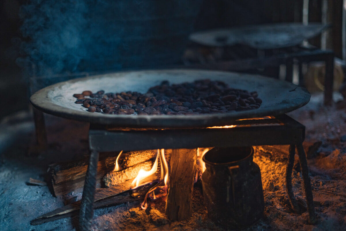 apprentissage du chocolat avec une famille maya