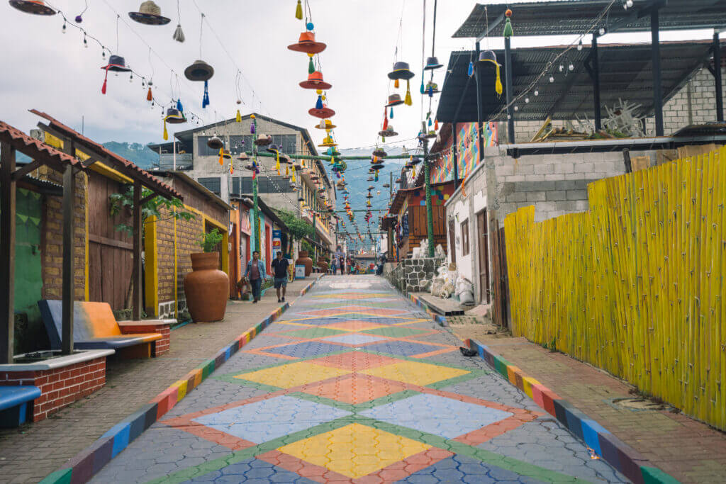 village de san juan de laguna à Atitlàn