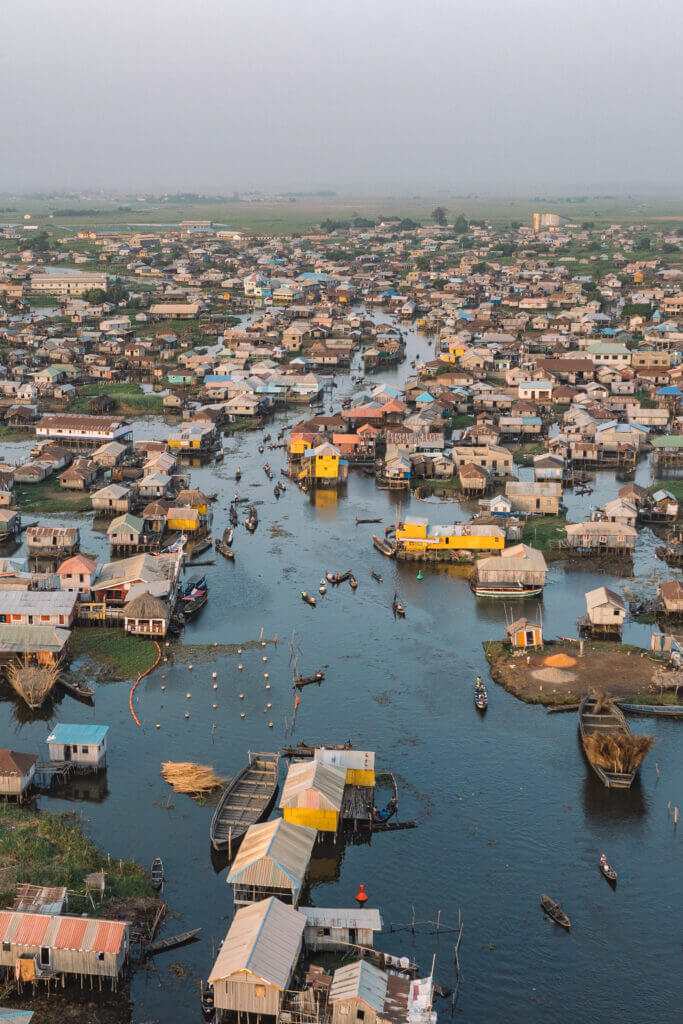 Ganvié au Bénin