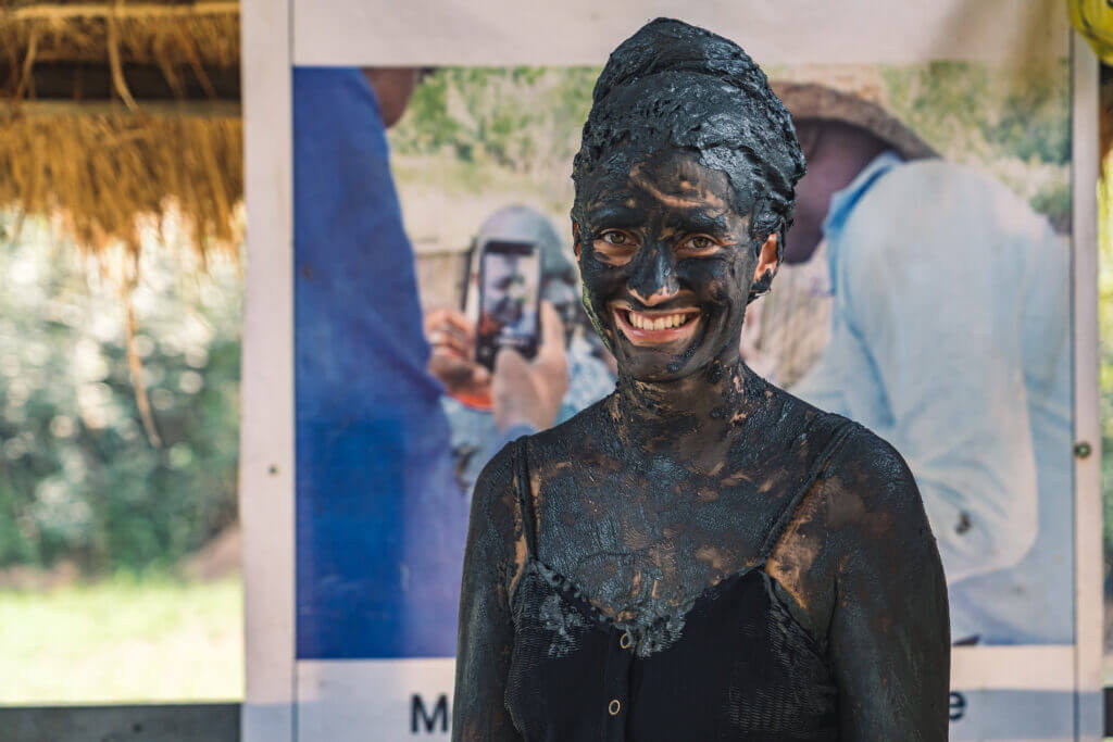 Spa naturel sur l'eau à Gogotinkpon, près du lac Ahémé