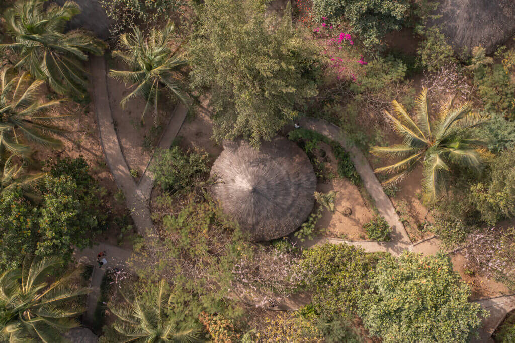 vue aérienne en casamance