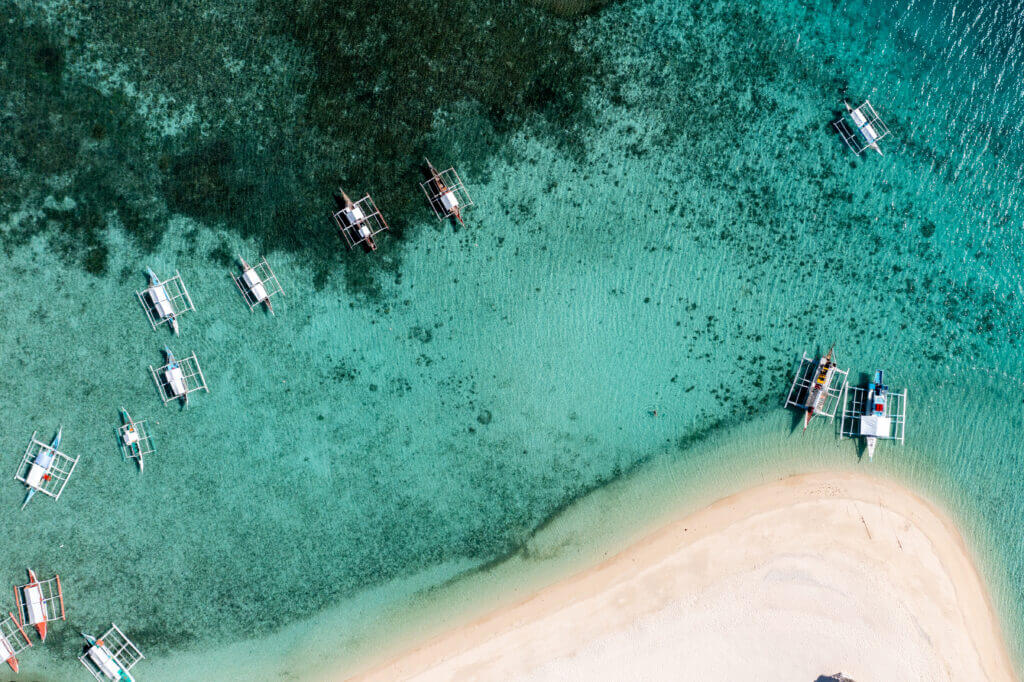 vue aérienne sur virgini island