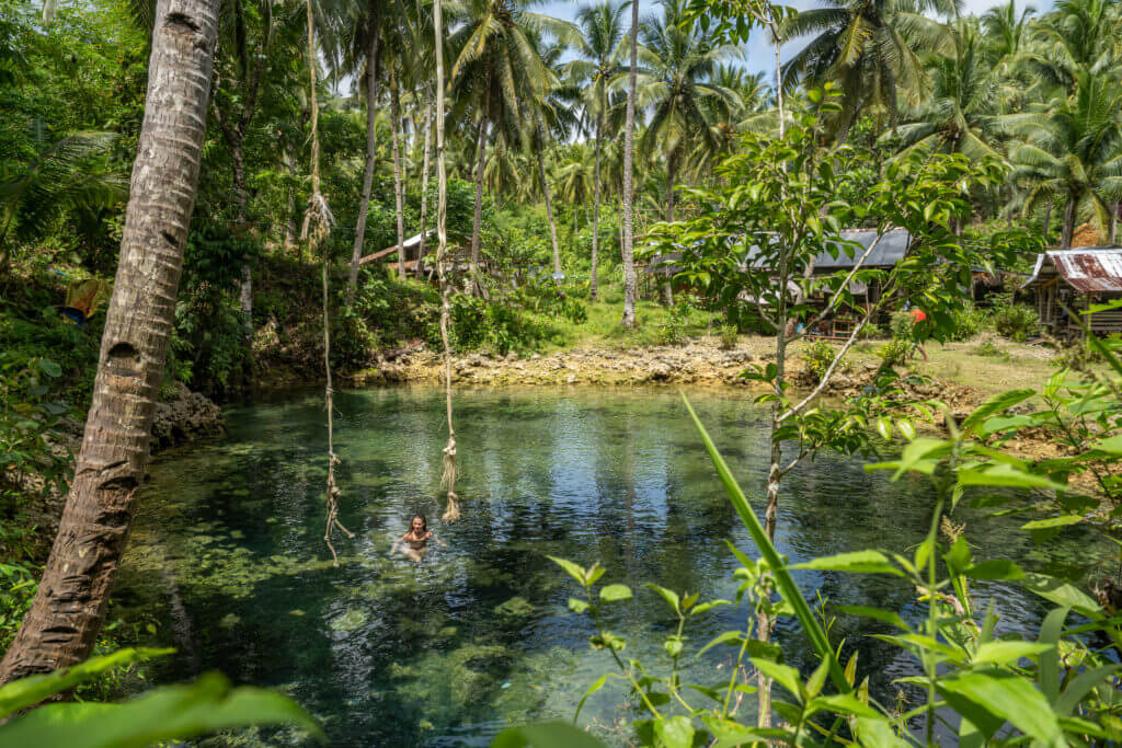 baignade à siargao