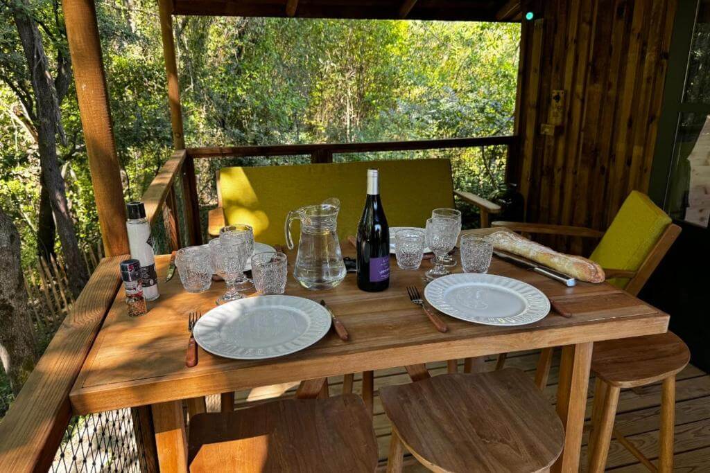 repas dans une cabane clermont l'herault