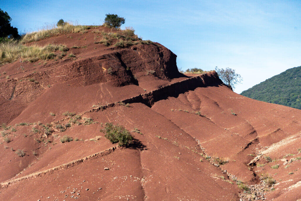 vue sur le lac du salagou