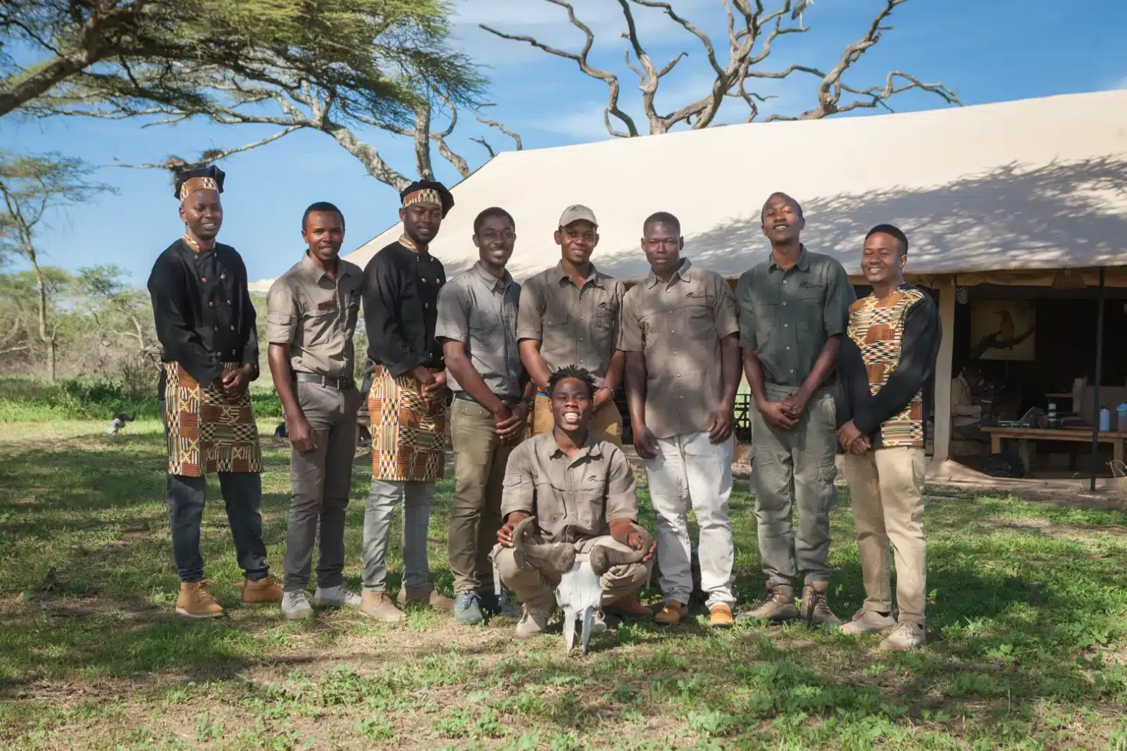 Equipe du Gnu migration camp de Mawe