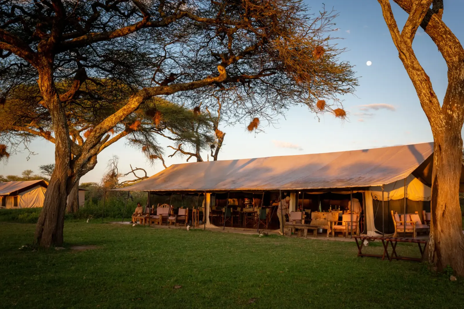 photo de la tente principale du Mawe Gnu Camp